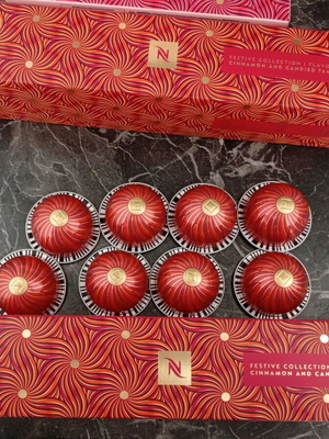 Κάψουλες καφέ Nespresso Vertuo καινούργιες, 19 τεμάχια, Cinnamon & Tamarind