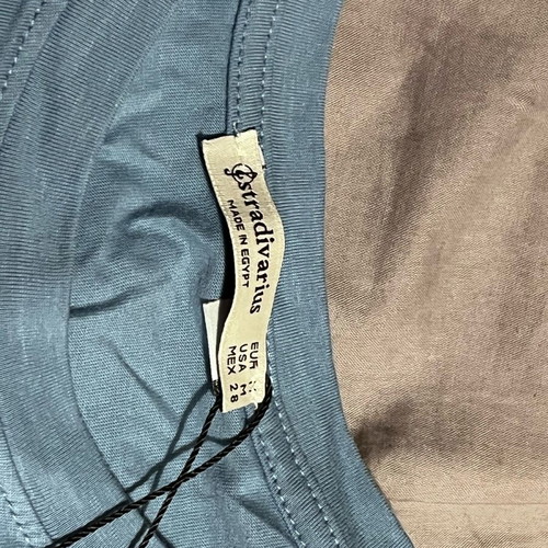T-shirt Sisters Squad Stradivarius καινούργια, μπλε, Large και Medium