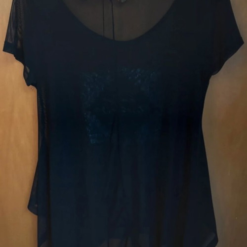 Anel Sheer Blouse black, like new, size L
