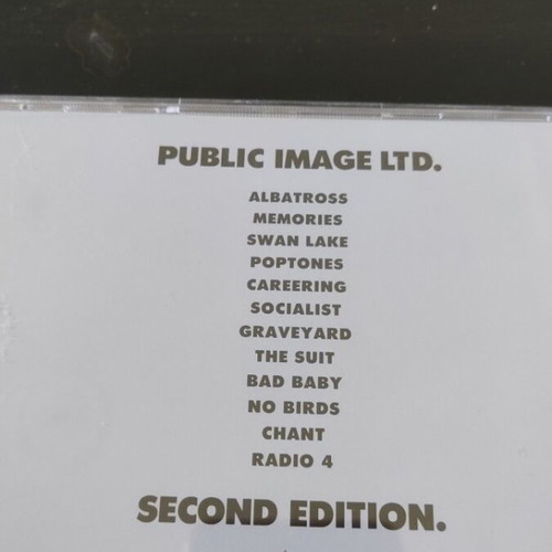 Public Image Ltd Second Edition CD like new, punk