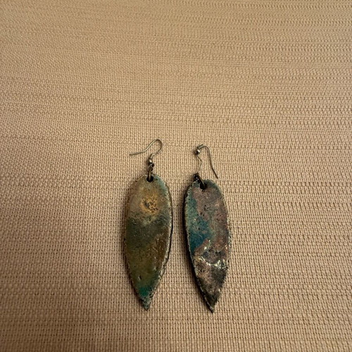 Leaf Earrings Slightly Worn