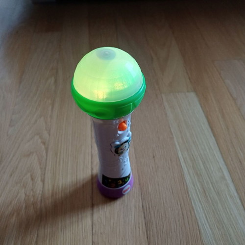 Fisher Price Laugh & Learn microphone used with songs and lights