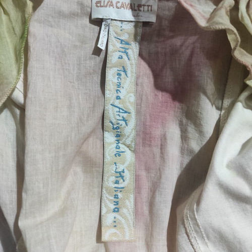 Vintage Elisa Cavaletti shirt like new, cotton, multicolor
