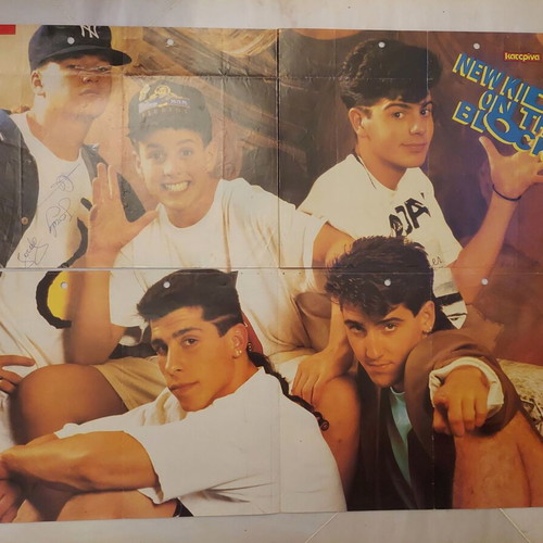 Skid Row & New Kids On The Block poster used, set of 2
