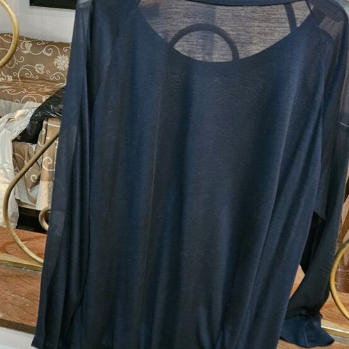 Lacoste women's blouse like new, blue, size XL