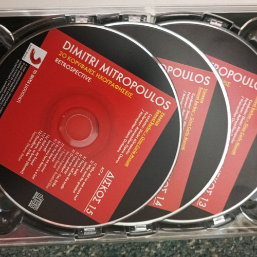 Dimitri Mitropoulos CD box set with 5 discs like new, classical music