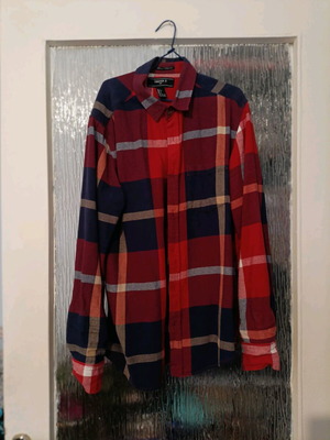 Forever 21 checked shirt like new, size S, red