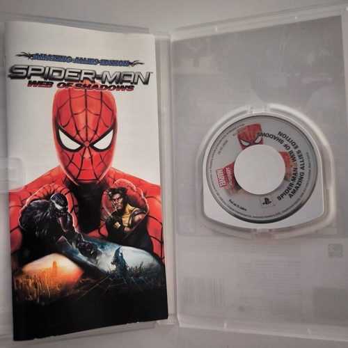 Spider-Man Web of Shadows Amazing Allied Edition PSP game like new