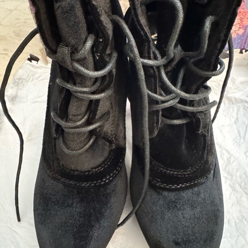 Vera Blum suede ankle boots No 37 used, black