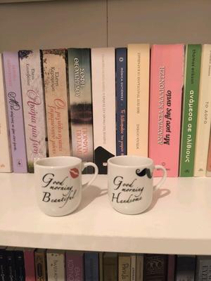 Cup set used for couple, ideal for espresso