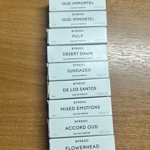 Byredo tester set Eau de Parfum 2 ml like new