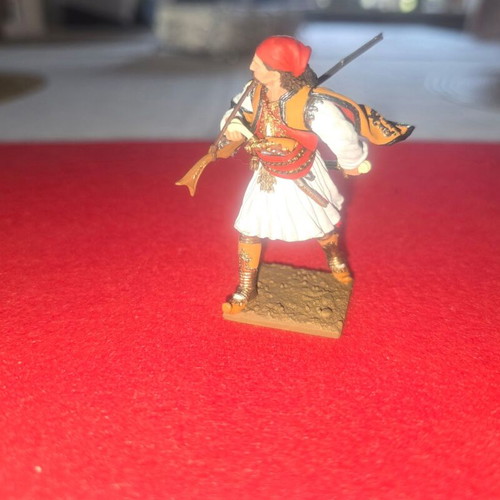 Lead Figure 1821 New, Height 7 cm, Oplarchigos 1821