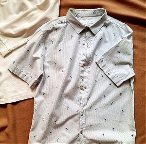 Λοτ 2 πουκάμισα και 2 παντελόνια 11-12 ετ. 140-152 . Zara, LC Waikiki