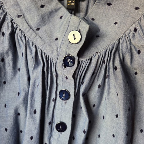 Massimo Dutti shirt cotton like new, blue, size L