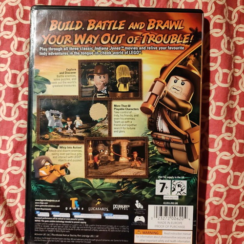 Lego Indiana Jones The Original Adventures PC like new