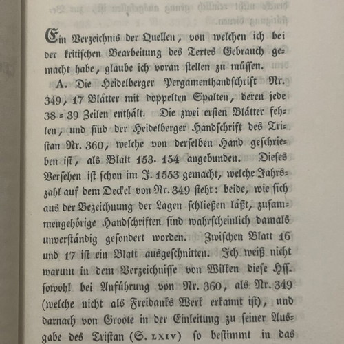 German book Vridankes Bescheidenheit 1st edition used 1834