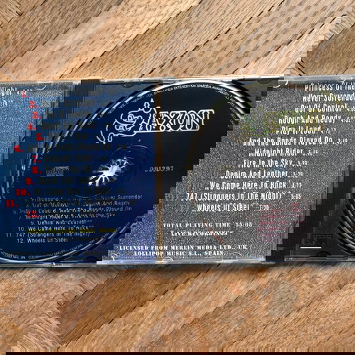 cd: Saxon - 12 metal dynamites (including demon and leather) extra 3 bonus tracks