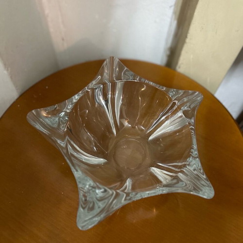 Crystal large fondue bowl new for treats or decoration