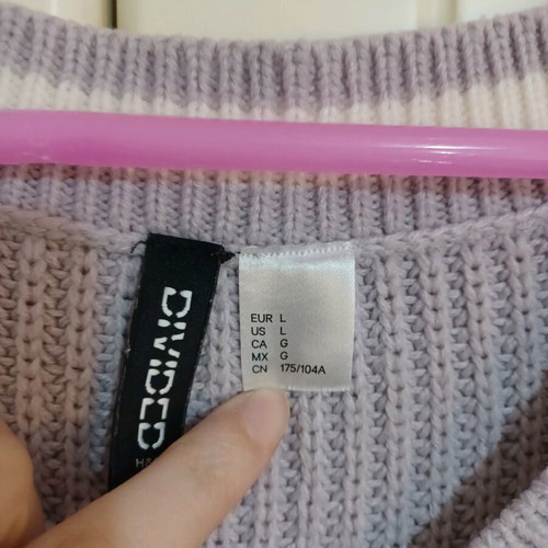 Lilac vest H&M like new, size L
