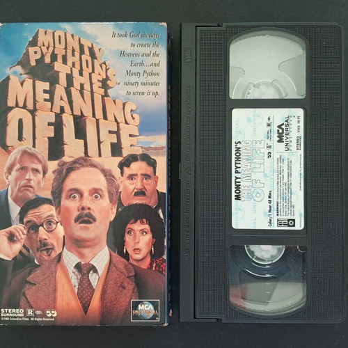 The Meaning of Life VHS like new, PAL edition with English audio
