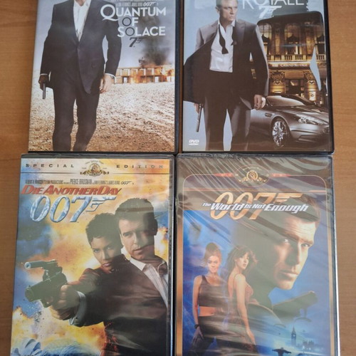 James Bond 22 DVD set new, 22 movies with subtitles