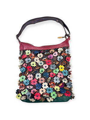Octopus Style Abba shoulder bag handmade leather like new