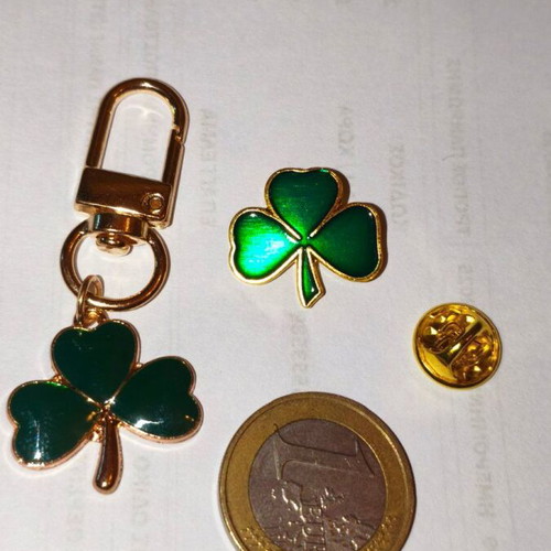 Panathinaikos set of 4 pieces with embroidered shamrock badge