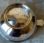  Κούπα WISKEMANN επάργυρη ( silver plated) 474/1 bw, Flandre Namur (Βέλγιο) τέλη 19ου αιώνα. Διαστάσεις: Διάμετρος ανοίγματος 19 εκατοστά. Ύψος 8 εκατοστά. Βάρος 658 γραμμάρια