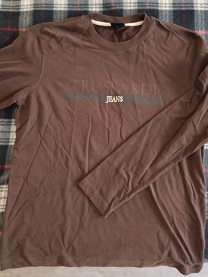 Trussardi Jeans long-sleeve shirt XL like new, brown