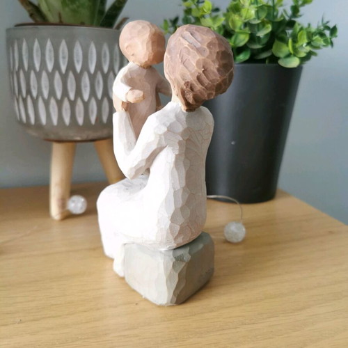 Willow tree figure grandmother with grandchild like new