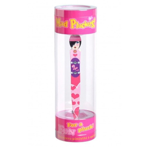 Mad Beauty Skater Girl eyebrow tweezers new stainless steel