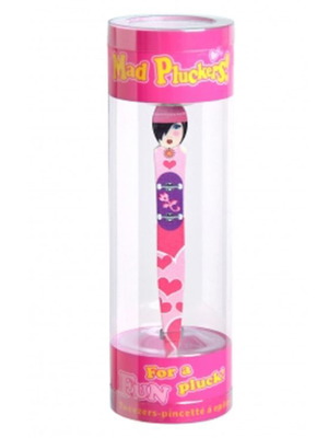 Mad Beauty Skater Girl eyebrow tweezers new stainless steel