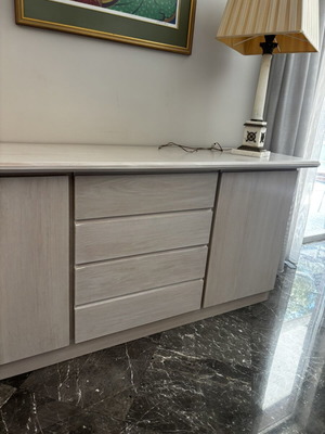 Oak buffet decapaged, handmade, like new by Christos Kyriazis