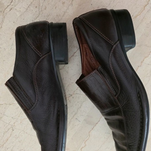 Marco Donati men's leather shoes size 42, brown, new