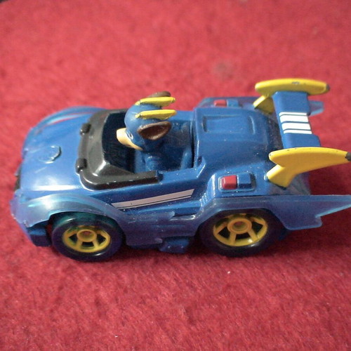Nickelodeon PAW Patrol chase vehicle used, blue dog, metal toy car