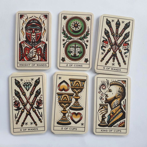 Tattoo Tarot Cards Ink & Intuition like new