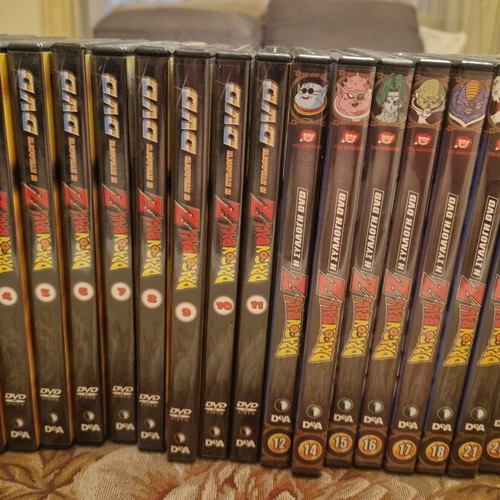 Dragonball Z DVD series, dubbed