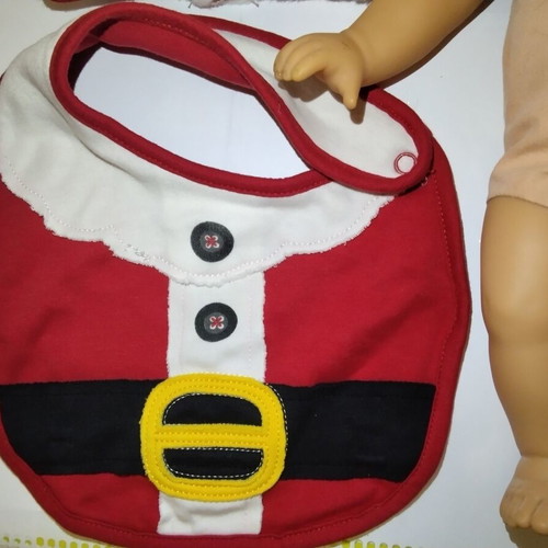 Vintage Baby Doll Mattel Fisher-Price 2001 34cm with Christmas Clothes used