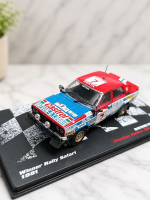 Datsun Violet GT Safari Rally Winner 1981 1:43 scale like new