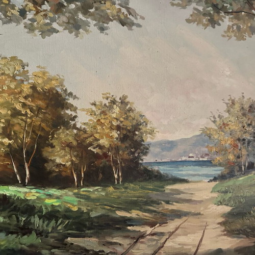 Painting by N. Perigialis like new