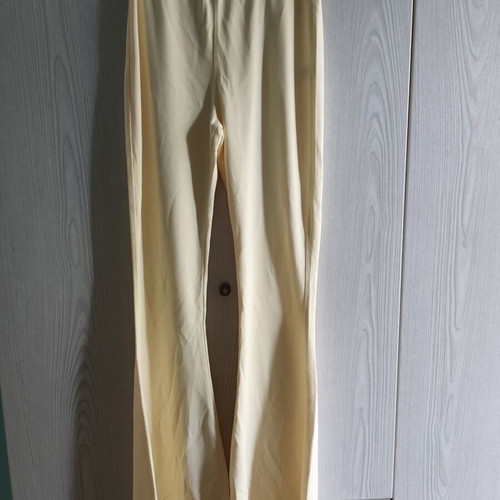 Yellow bell-bottom pants like new, size L/40/12