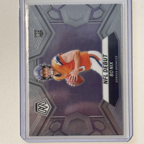 2024 Panini Mosaic NFL Debut Base Bo Nix Denver Broncos #271 new