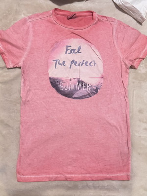 Zara boys t-shirt like new 9-10 years 140 cm red pink