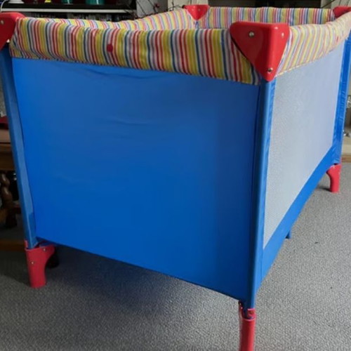 ELC folding travel cot park bed used