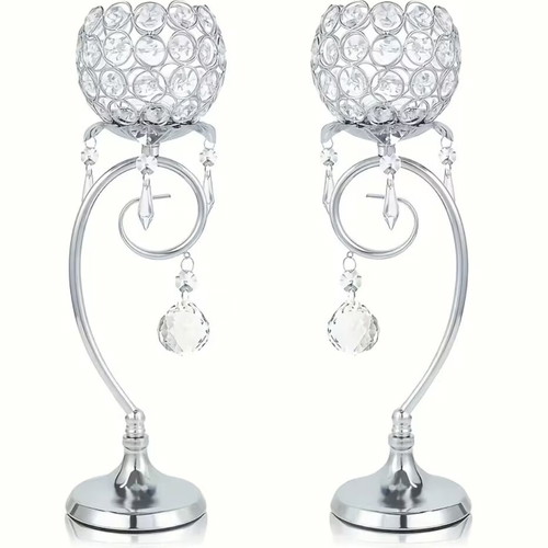 Candlestick with crystal stones new