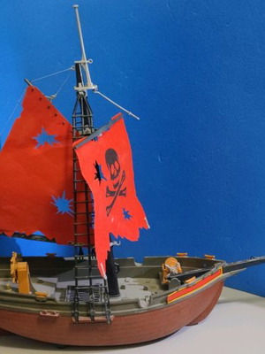 Playmobil πειρατικό καράβι μεταχειρισμένο, σετ 2 τεμαχίων