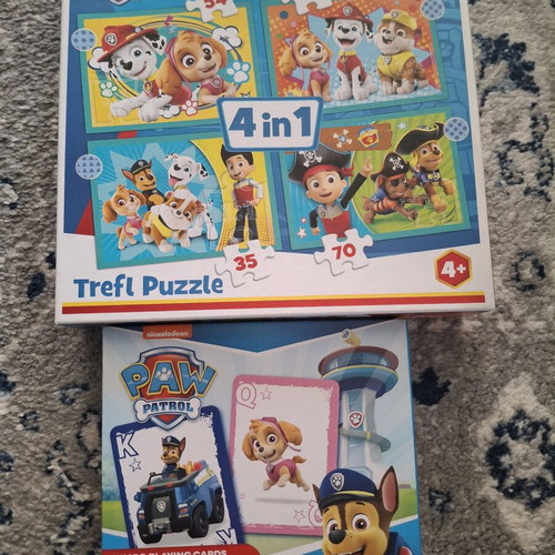 Paw Patrol game and puzzle like new