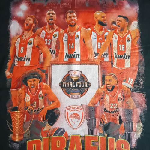 Olympiacos Basketball Final 4 2026 Collectible TShirt new
