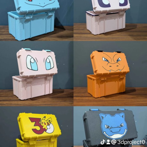 Pokémon Storage Box for Top Loaders, Holds Up to 50 Sleeves
