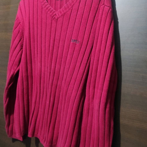 Men's burgundy sweater like new, size L